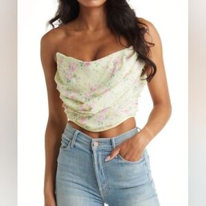 House of CB Floral Pastel Top